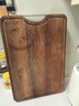 雙槍烏金檀菜板 百年齡整木砧案板家用切菜食品抗菌防霉實(shí)木40*27*2.5 曬單實(shí)拍圖