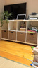 宜家（IKEA）KALLAX卡萊克書(shū)架家用書(shū)柜置物架落地靠墻柜客廳儲物收納 白色含白色底架77x164cm 曬單實(shí)拍圖