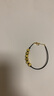 周大福 黑色可調(diào)節(jié)鋼絲手繩 16.25cm  AX158 七夕情人節(jié)禮物 曬單實拍圖