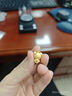 周大生黃金吊墜女足金硬金心動(dòng)小熊掛墜生日禮物送女友 1.05g 曬單實(shí)拍圖