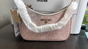 MICHAEL KORS禮物輕奢MK女包JET SET CHARM老花手提包腋下包 小號 芭蕾粉 曬單實(shí)拍圖