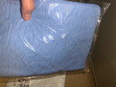 適用于新款鹿皮吸水毛巾干發(fā)巾超吸水洗頭發(fā)毛巾游泳擦頭發(fā)速干毛巾 藍色【中號袋裝】43*32鹿皮巾 曬單實拍圖
