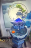 君閔景德鎮陶瓷魚(yú)缸大號流水噴泉循環(huán)創(chuàng  )意加濕器水族箱擺件客廳裝飾品 坐蓮賞月帶霧化直徑50厘米 曬單實(shí)拍圖