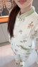 好橙（HaoCheng）月子服純棉秋冬12月孕婦裝空氣棉產(chǎn)后喂奶哺乳孕婦睡衣產(chǎn)婦家居服 蘑菇花園-【加厚260g/㎡-A類(lèi)純棉空氣棉10A級抑菌】 XL【推薦:130-160斤】 曬單實(shí)拍圖
