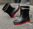 回力雨鞋男中筒防滑防水鞋戶(hù)外洗車(chē)外賣(mài)騎手釣魚(yú)耐磨雨靴套鞋5388紅40 曬單實(shí)拍圖