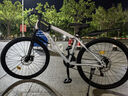 麥希（Macce） 山地車(chē)自行車(chē)成人變速越野單車(chē)減震賽車(chē)26寸青少年男女單車(chē) 【輻條輪】白色旗艦減震版 26寸 適合160-185CM 24速 曬單實(shí)拍圖