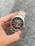 冠琴（GUANQIN）手表男士機械表 瑞士認證全自動(dòng)鏤空潮流男表 煙花系列強夜光名表 曬單實(shí)拍圖