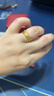 周大福 流金歲月系列環(huán)環(huán)相扣雙環(huán)黃金戒指女(工費(fèi):320計價)F234435禮物 13號 足金 約3.10g 曬單實(shí)拍圖