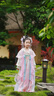旗鉑漢服女童春秋2025新款中秋兒童古風(fēng)連衣裙國風(fēng)超仙公主裙唐裝秋 月影流煙粉藍 120 曬單實(shí)拍圖