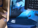 博納云旅行數碼收納包數據線(xiàn)充電器整理包便攜鼠標電子配件充電寶隨身包 深藍色 曬單實(shí)拍圖