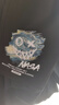 NASA GOOD短褲男夏季美式惡魔梵高印花青年學(xué)生寬松直筒五分中褲潮 黑XL 曬單實拍圖
