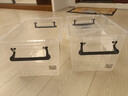 京東物流 塑料衣物收納整理箱塑料儲物箱全透明玩具醫藥箱收納箱 (7024)加大號-加厚高透 曬單實(shí)拍圖