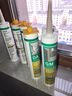 瓦克（WACKER）GM玻璃膠通用型廚衛密封膠美容膠中性耐候門(mén)窗硅酮膠結構膠白色 曬單實(shí)拍圖