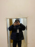 坦博爾【爆款推薦】美拉德羽絨服女短款立領(lǐng)顯瘦小個(gè)子面包服TBF530328T 黑色 M (165) 曬單實(shí)拍圖