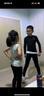 李寧（LI-NING）兒童緊身衣訓練服速干衣運動套裝跑步男女秋冬籃球足球羽毛球服 曬單實拍圖