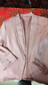 珂萊蒂爾【商場(chǎng)同款】七分袖西裝外套女夏季薄款職業(yè)通勤西服 灰紅 L 曬單實(shí)拍圖