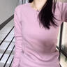 貓人（MiiOW）女士保暖內(nèi)衣女套裝10A抗菌防靜電秋衣秋褲女生打底保暖衣保暖褲 曬單實拍圖
