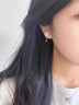 BJYLS999足銀蝴蝶流蘇耳釘女2025新款百搭純銀耳環(huán)氣質(zhì)養耳洞小眾耳飾 S999足銀耳釘（一對價(jià)） 曬單實(shí)拍圖