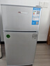 華寶小冰箱小型家用出租房用冷藏冷凍兩用一級能效節能省電迷你宿舍寢室辦公室二門(mén)電冰箱 【一級能效】58L銀色【三天不到一度電】 曬單實(shí)拍圖