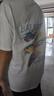 班尼路（Baleno）短袖男夏季美式潮牌學(xué)生休閑百搭純棉t恤男重磅寬松情侶半袖上衣 曬單實拍圖