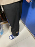 花花公子（PLAYBOY）褲子男士直筒休閑褲男秋冬季高端長(cháng)褲寬松闊腿潮運動(dòng)衛褲 曬單實(shí)拍圖