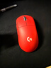 羅技（G）gpw二代GPW二代金剛版游戲鼠標無(wú)線(xiàn)電競狗屁王二代無(wú)線(xiàn)雙模機械輕量化63g 無(wú)畏契約cs2 LOL 送男友 GPW 2金剛 紅色 曬單實(shí)拍圖