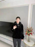俾斯諾斯（BESNOS）意大利品牌2025冬季新款進(jìn)口貂皮大衣女整貂塊貂連帽皮草短款外套 黑色（衣長(cháng)65） M （建議體重80-95） 曬單實(shí)拍圖