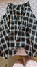 太平鳥(niǎo)女裝半身裙格子秋季長(cháng)裙不規則飄逸傘裙長(cháng)款 黑色 XL 曬單實(shí)拍圖