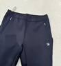 FILA 斐樂(lè )官方針織長(cháng)褲男秋冬季新款運動(dòng)褲健身褲直筒休閑褲直口褲子 RD寶藍-NV L 175/84A 曬單實(shí)拍圖