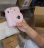 INSTAX富士instax立拍立得 一次成像相機 mini12（mini11升級款）淺櫻粉 曬單實(shí)拍圖