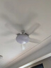 美的（Midea）風(fēng)扇燈餐廳吊扇燈led臥室52寸開(kāi)葉扇全光譜五葉扇熟睡風(fēng)包安裝 曬單實(shí)拍圖