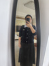 尚都比拉氣質(zhì)通勤半身裙女秋冬時尚高腰百褶裙中長款A(yù)字裙子 深灰色 XL  曬單實拍圖