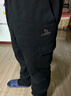 駱駝（CAMEL）加絨工裝衛褲男士束腳寬松加厚保暖運動(dòng)休閑褲子秋冬季M13CAQR067 曬單實(shí)拍圖