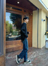森馬（Semir）森柔牛仔|牛仔褲男寬松直筒褲復古街頭2025冬季長褲109725124110 曬單實拍圖