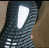 阿迪達斯Yeezy350椰子青少年學(xué)生休閑鞋 36.5 曬單實(shí)拍圖