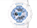 卡西歐（CASIO） BABY-G學(xué)生童款 BA-110BE馬卡龍系列時(shí)尚女士手表送女友 禮物 BA-110XBE-7APR 曬單實(shí)拍圖