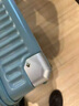 ANYSMIC奢侈高檔品牌行李箱大容量28寸拉桿箱多功能旅行箱男女款密碼箱子 典雅白【大容量升級款】 注意，下單前選擇好需要的尺碼 曬單實(shí)拍圖