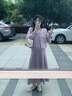 革曼孕婦裝秋冬季孕婦連衣裙2025新款時(shí)尚孕期套裝洋氣減齡孕媽高級感香芋紫套裝XL 曬單實(shí)拍圖