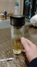 【?京東物流配送】高硼硅雙層玻璃杯大容量泡茶杯水杯子茶水分離 【雙層加厚】茶杯 350ml 1只 曬單實(shí)拍圖