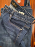 柒牌牛仔褲男士春夏新款字母繡花直筒水洗長(cháng)褲子【含萊賽爾】1970 寶藍 32 170/80A 130-140斤 曬單實(shí)拍圖