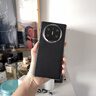 韓諾適用華為x6手機(jī)殼新款mateX6典藏版先鋒版折疊屏商務(wù)防摔真素皮智能視窗翻蓋皮套 曜石黑 曬單實(shí)拍圖