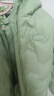 雪中飛【壓膠工藝】?jì)和鸾q服新款男女童秋冬季輕薄保暖外套 綠色 170 曬單實(shí)拍圖
