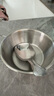 不銹鋼小吃碗兒輔食碗泡面碗防摔大號創(chuàng  )意個(gè)性碗泡面碗水果碗勺子 13cm雙耳碗+卡皮巴拉勺 曬單實(shí)拍圖
