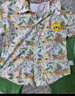 童泰（TONGTAI）嬰兒短袖套裝夏季莫代爾寶寶衣服空調服兒童睡衣家居服綠色90cm 曬單實拍圖