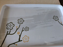 星坊長(zhǎng)方形大號(hào)托盤茶盤40*27cm 早餐盤客廳干果水果盤 加厚密胺 曬單實(shí)拍圖