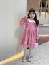 安妮優(yōu)兒（Anneyol）女童秋冬款連衣裙2026新款秋冬季小女孩公主裙秋裝兒童長(cháng)袖裙子 粉色長(cháng)袖 140 曬單實(shí)拍圖