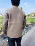 皮爾卡丹（pierre cardin）針織外套男士2025春秋新款毛衣開衫潮流帥氣高端夾克毛線衣 24801卡其 M 建議 80-100斤 曬單實(shí)拍圖