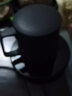 南山先生 陶瓷馬克杯帶蓋辦公喝水杯家用茶水分離過(guò)濾泡茶杯高檔情侶杯子 禪風(fēng)黑+微晶底座（智能3擋） 曬單實(shí)拍圖