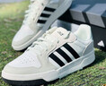 adidas ENTRAP美式校園風運動板鞋少年感復古籃球鞋男女阿迪達斯   白色/黑色/礬土棕   36 曬單實拍圖