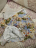 森馬（Semir）襯衫女短款修身荷葉邊度假風(fēng)2025夏新款甜美滿(mǎn)印吊帶小衫俏皮 藍紅色調00386 M 曬單實(shí)拍圖